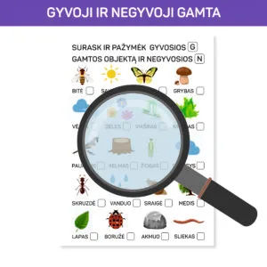 gyvoji gamta ir